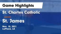 St. Charles Catholic  vs St. James  Game Highlights - Nov. 10, 2021