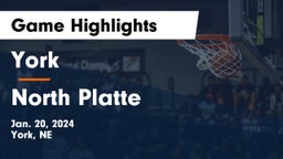 York  vs North Platte  Game Highlights - Jan. 20, 2024