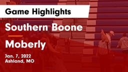 Southern Boone  vs Moberly  Game Highlights - Jan. 7, 2022