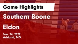 Southern Boone  vs Eldon  Game Highlights - Jan. 24, 2022