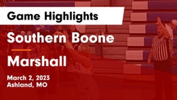 Southern Boone  vs Marshall  Game Highlights - March 2, 2023