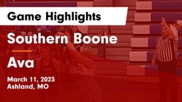 Southern Boone  vs Ava  Game Highlights - March 11, 2023