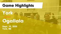 York  vs Ogallala  Game Highlights - Sept. 19, 2020