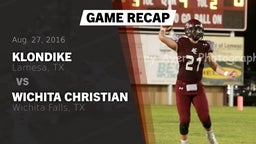 Recap: Klondike  vs. Wichita Christian  2016