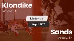 Matchup: Klondike  vs. Sands  2017