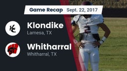 Recap: Klondike  vs. Whitharral  2017