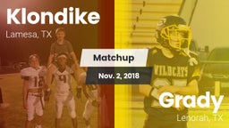 Matchup: Klondike  vs. Grady  2018