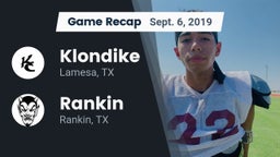 Recap: Klondike  vs. Rankin  2019