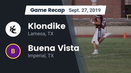 Recap: Klondike  vs. Buena Vista  2019