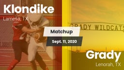 Matchup: Klondike  vs. Grady  2020
