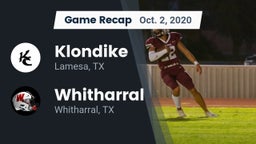 Recap: Klondike  vs. Whitharral  2020