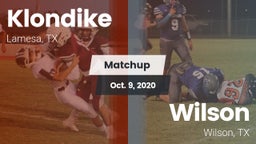 Matchup: Klondike  vs. Wilson  2020