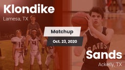 Matchup: Klondike  vs. Sands  2020