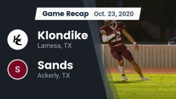 Recap: Klondike  vs. Sands  2020