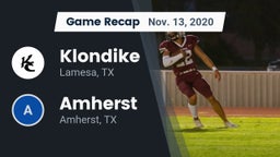 Recap: Klondike  vs. Amherst  2020