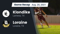 Recap: Klondike  vs. Loraine  2021
