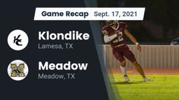 Recap: Klondike  vs. Meadow  2021