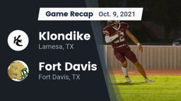 Recap: Klondike  vs. Fort Davis  2021