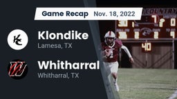 Recap: Klondike  vs. Whitharral  2022