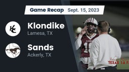 Recap: Klondike  vs. Sands  2023