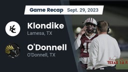 Recap: Klondike  vs. O'Donnell  2023
