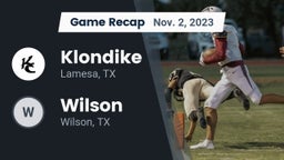 Recap: Klondike  vs. Wilson  2023