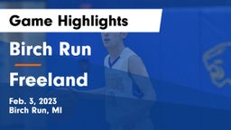 Birch Run  vs Freeland  Game Highlights - Feb. 3, 2023