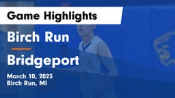 Birch Run  vs Bridgeport  Game Highlights - March 10, 2023