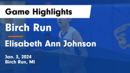 Birch Run  vs Elisabeth Ann Johnson  Game Highlights - Jan. 3, 2024