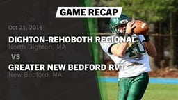 Recap: Dighton-Rehoboth Regional  vs. Greater New Bedford RVT  2016