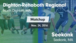 Matchup: Dighton-Rehoboth vs. Seekonk  2016