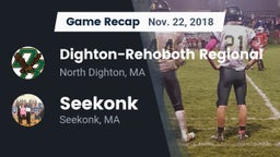 Recap: Dighton-Rehoboth Regional  vs. Seekonk  2018