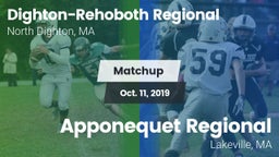 Matchup: Dighton-Rehoboth vs. Apponequet Regional  2019