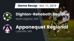 Recap: Dighton-Rehoboth Regional  vs. Apponequet Regional  2019