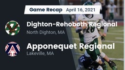 Recap: Dighton-Rehoboth Regional  vs. Apponequet Regional  2021