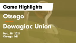 Otsego  vs Dowagiac Union Game Highlights - Dec. 10, 2021