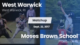 Matchup: West Warwick High vs. Moses Brown School 2017