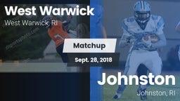 Matchup: West Warwick High vs. Johnston  2018