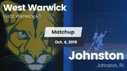 Matchup: West Warwick High vs. Johnston  2019