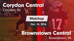 Matchup: Corydon Central vs. Brownstown Central  2016