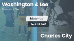 Matchup: Washington & Lee vs. Charles City  2018