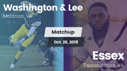 Matchup: Washington & Lee vs. Essex  2018