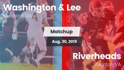 Matchup: Washington & Lee vs. Riverheads  2019