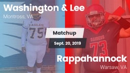 Matchup: Washington & Lee vs. Rappahannock  2019