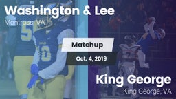 Matchup: Washington & Lee vs. King George  2019