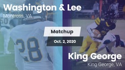 Matchup: Washington & Lee vs. King George  2020