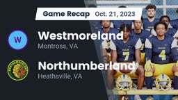 Recap: Westmoreland  vs. Northumberland  2023