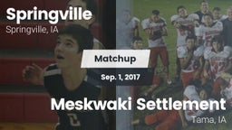 Matchup: Springville High vs. Meskwaki Settlement  2017