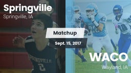 Matchup: Springville High vs. WACO  2017