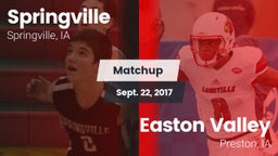 Matchup: Springville High vs. Easton Valley  2017